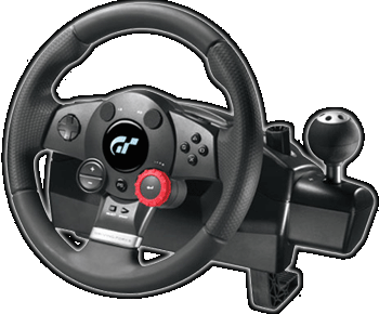  Logitech USB PlayStation 3 Driving Force GT Racing Wheel :  Video Games